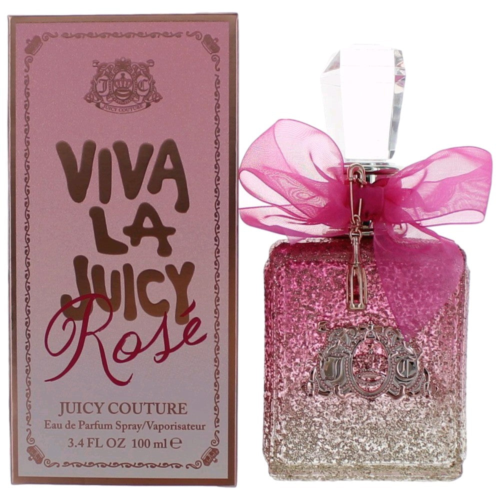 Viva La Juicy Rose by Juicy Couture 3.4 oz Eau de Parfum Spray Perfume for Women