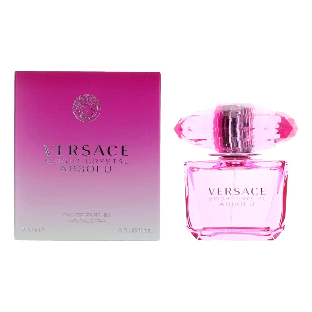 Versace Bright Crystal Absolu by Versace 3 oz Eau de Parfum Spray Perfume for Women