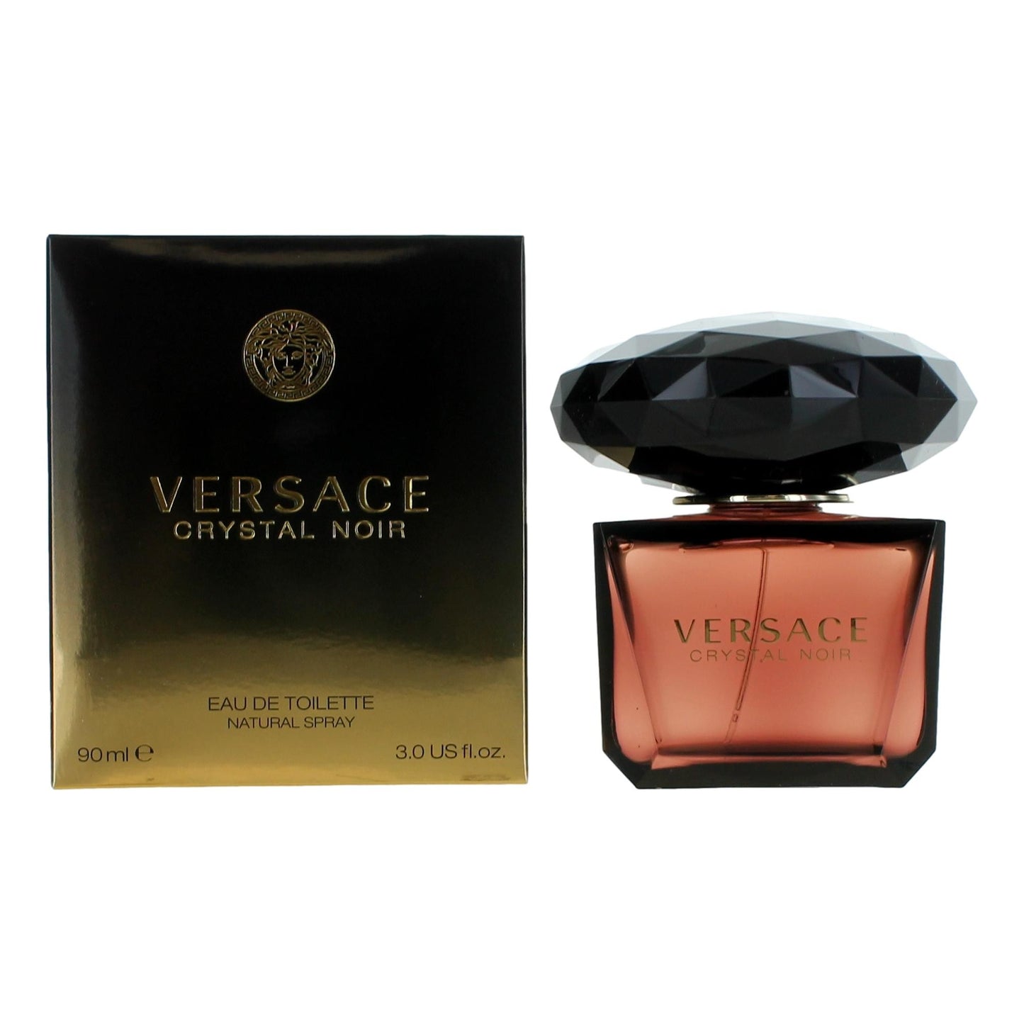Versace Crystal Noir by Versace 3 oz Eau de Toilette Spray Perfume for Women
