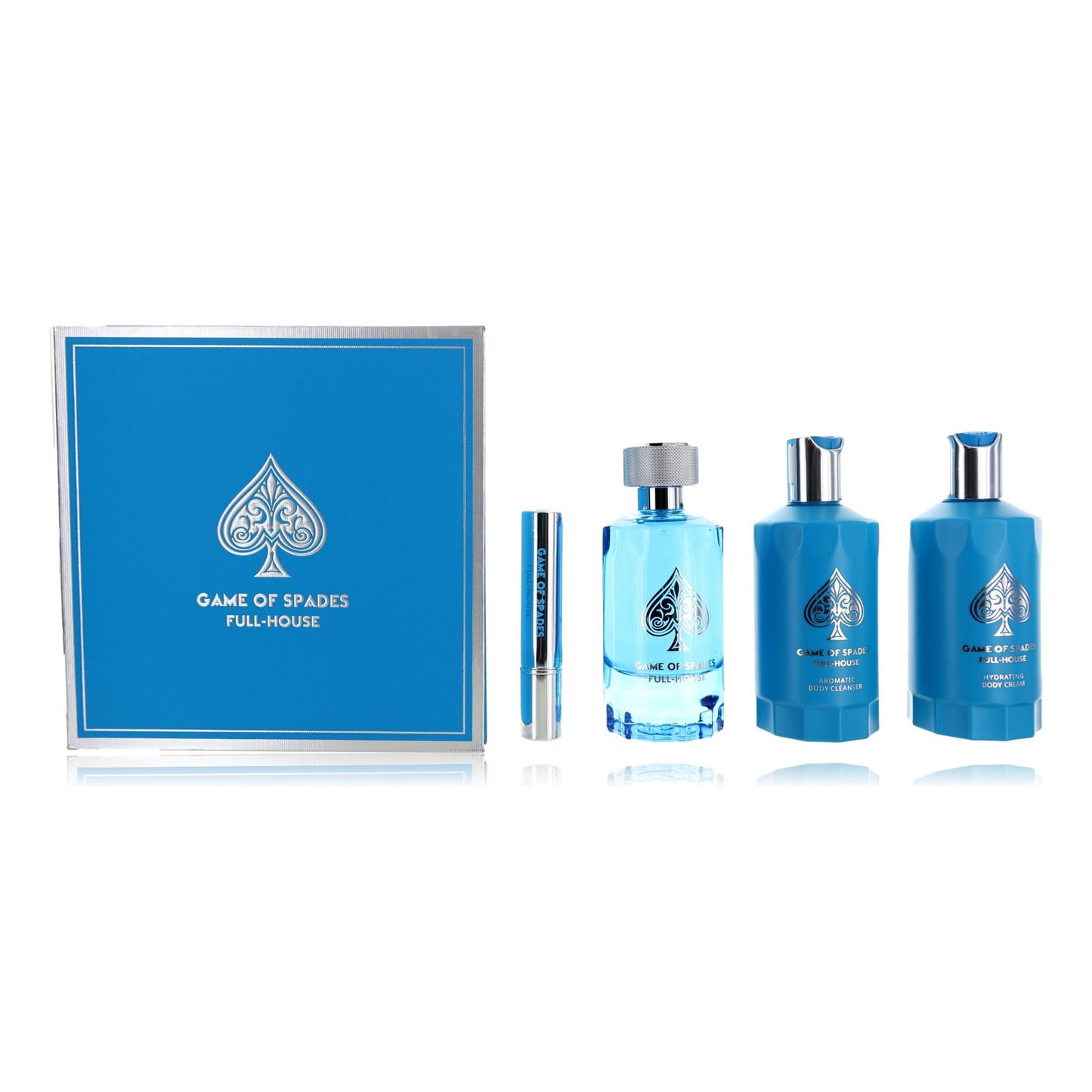 Game of Spades Full-House by Jo Milano 4 Piece Gift Set for Unisex