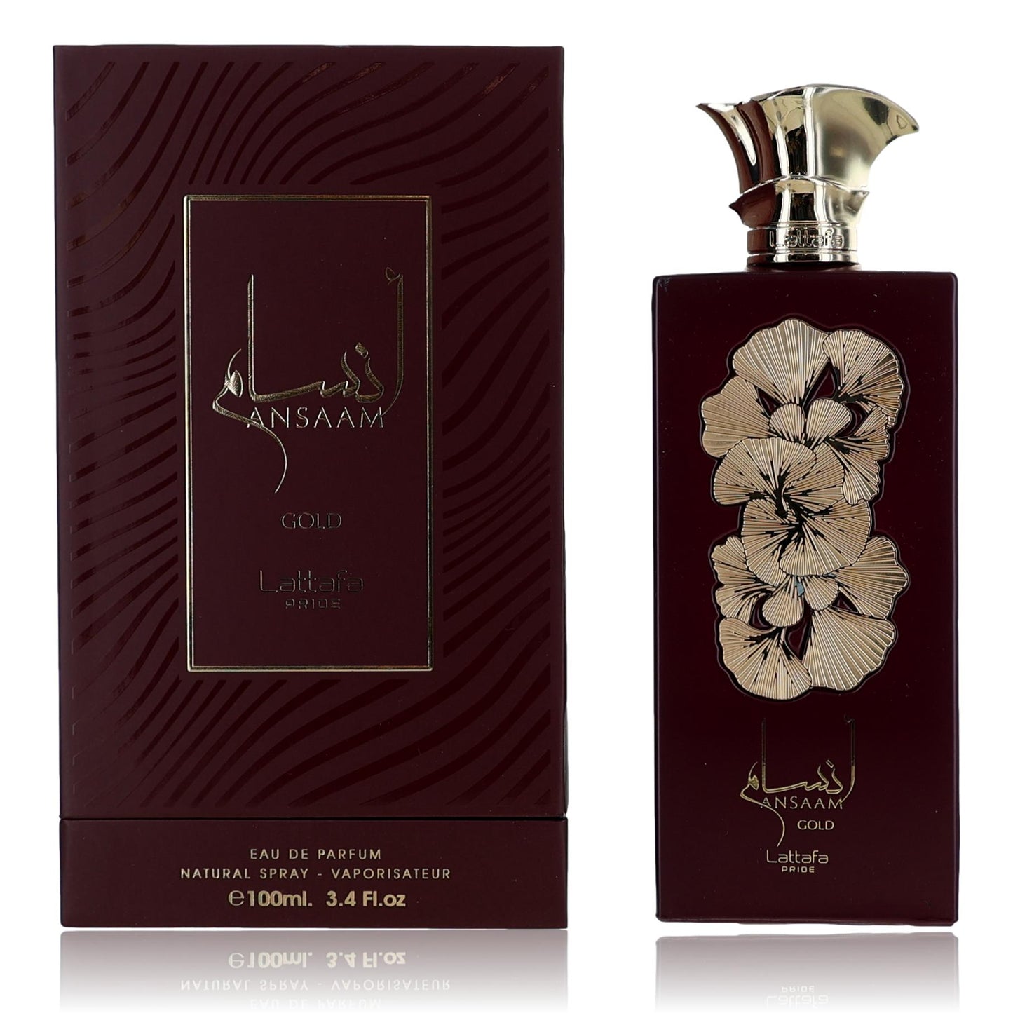 Ansaam Gold by Lattafa 3.4 oz Eau de Parfum Spray Perfume for Women
