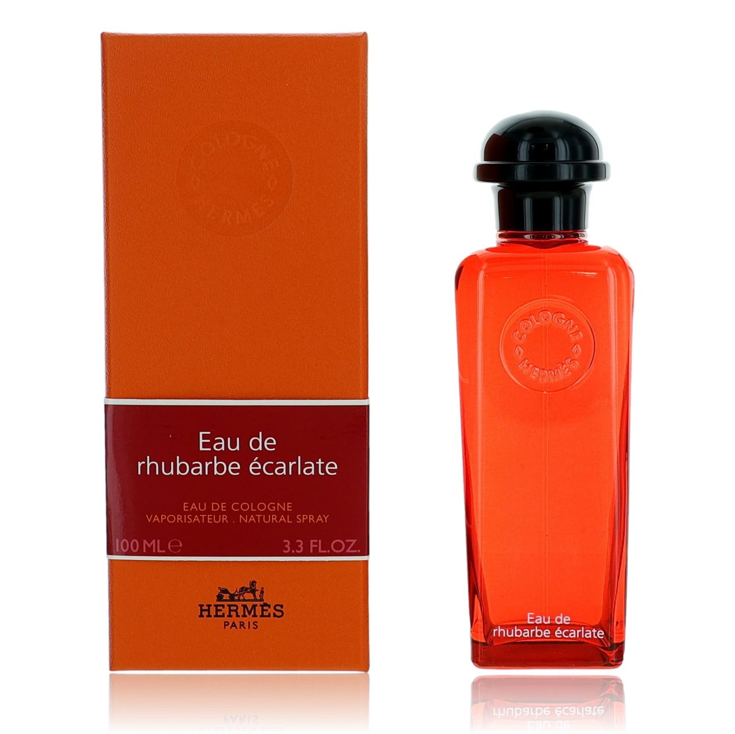 Eau de Rhubarbe Ecarlate by Hermes 3.3 oz Eau de Cologne Spray Perfume for Unisex