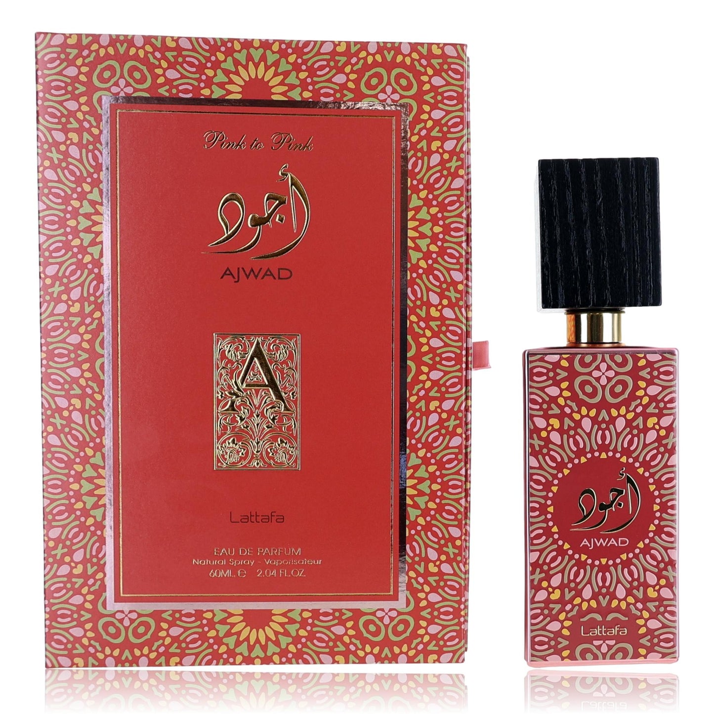 Ajwad Pink to Pink by Lattafa 2.04 oz Eau de Parfum Spray Perfume for Unisex