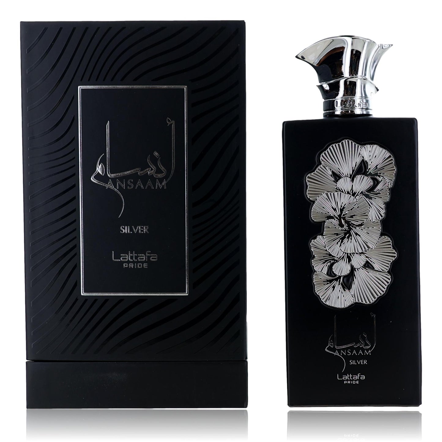 Ansaam Silver by Lattafa 3.4 oz Eau de Parfum Spray Perfume for Unisex