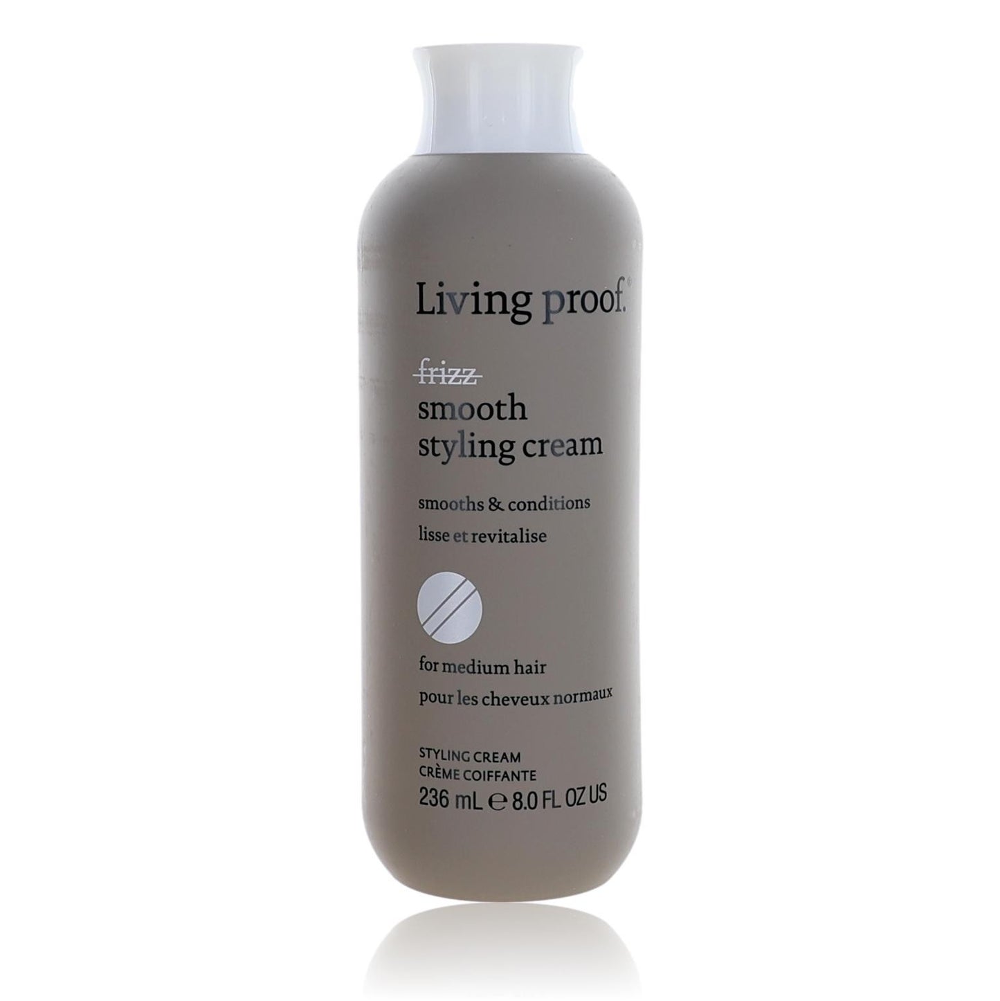 Living Proof No Frizz Smooth Styling Cream by Living Proof 8 oz Styling Cream