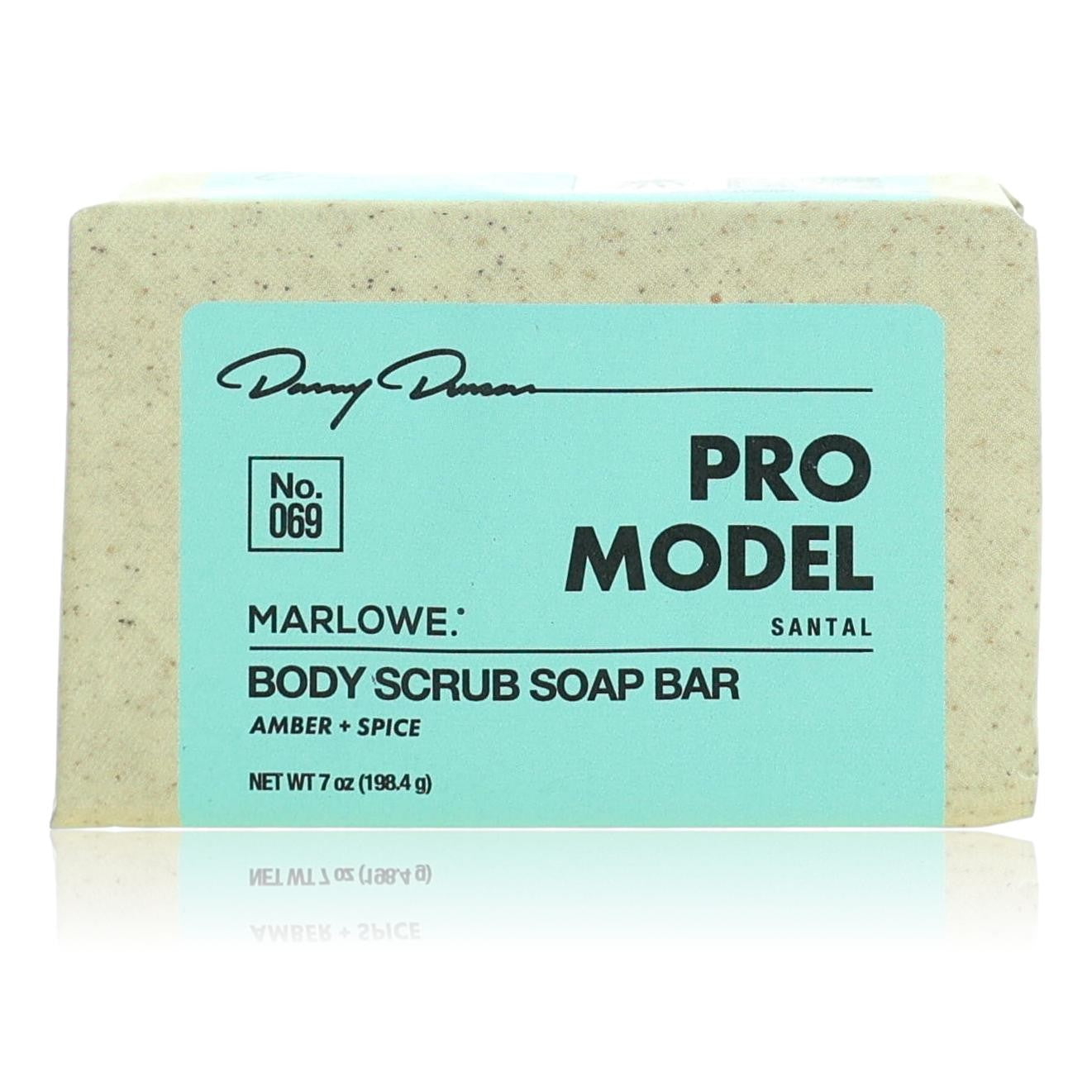 Danny Duncan No. 069 Pro Model by MARLOWE. 7 oz Body Scrub Soap Bar Men - Santal
