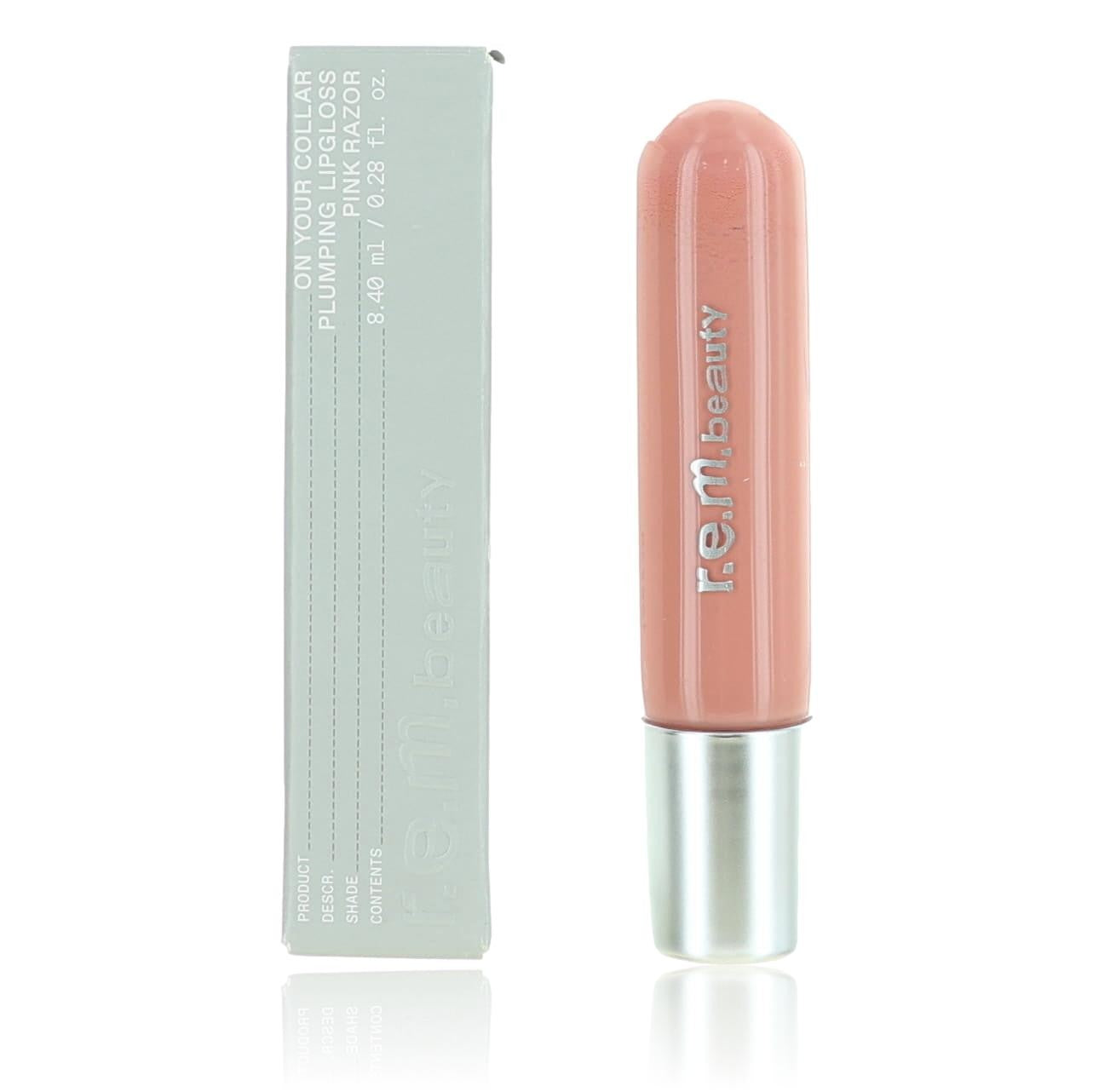 r.e.m. beauty On Your Collar by r.e.m. beauty .28 oz Plumping Lipgloss- Pink Razor