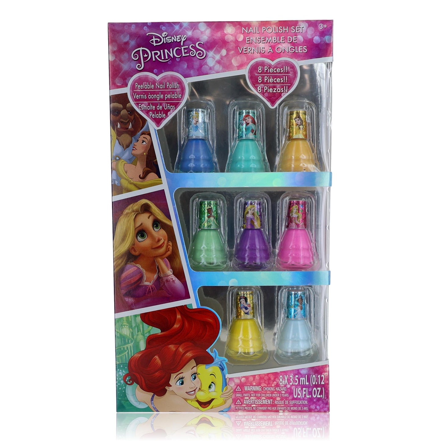 Disney Princess Nail Polish by Disney 8 Pack for Kids