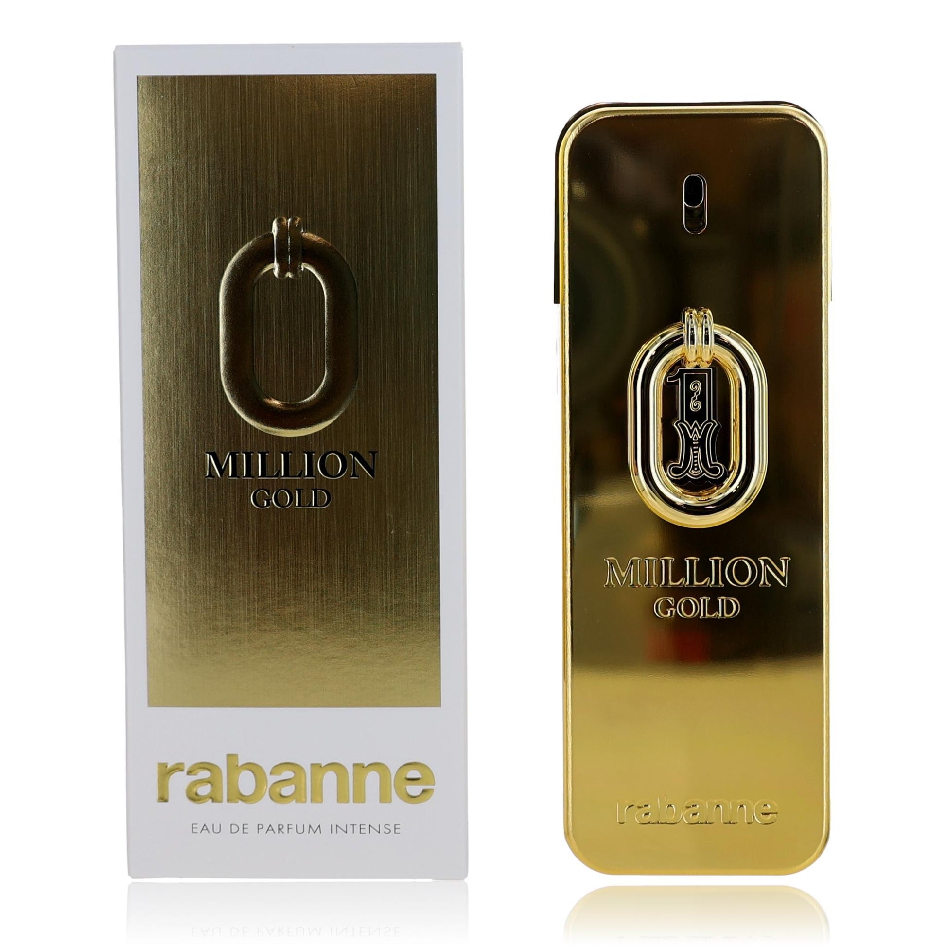 1 Million Gold by Paco Rabanne 3.4 oz Eau de Parfum Intense Spray Cologne for Men 