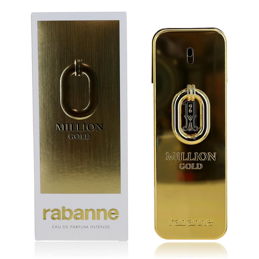 1 Million Gold by Paco Rabanne 3.4 oz Eau de Parfum Intense Spray Cologne for Men 