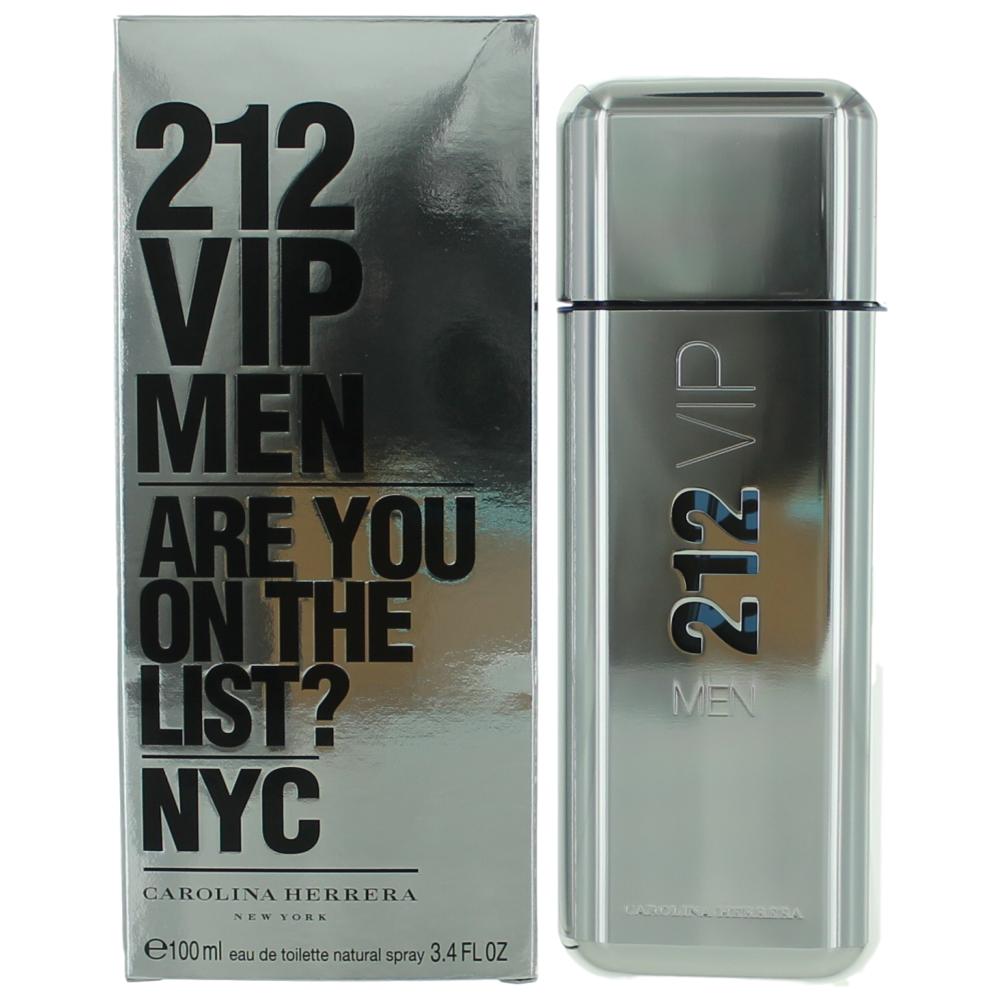 212 VIP by Carolina Herrera 3.4 oz Eau de Toilette Spray Cologne for Men