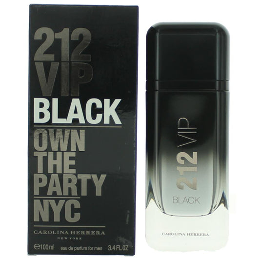 212 VIP Black by Carolina Herrera 3.4 oz Eau de Parfum Spray Cologne for Men