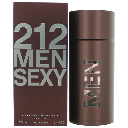 212 Sexy by Carolina Herrera 3.4 oz Eau de Toilette Spray Cologne for Men