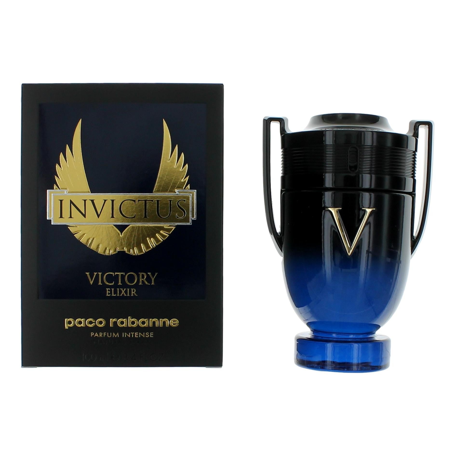 Invictus Victory Elxir by Paco Rabanne 3.4 oz Eau de Parfum Intense Spray Cologne for Men