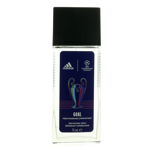 Adidas UEFA Champions League Goal by Adidas 2.5 oz Deo Natural Spray Cologne for Men