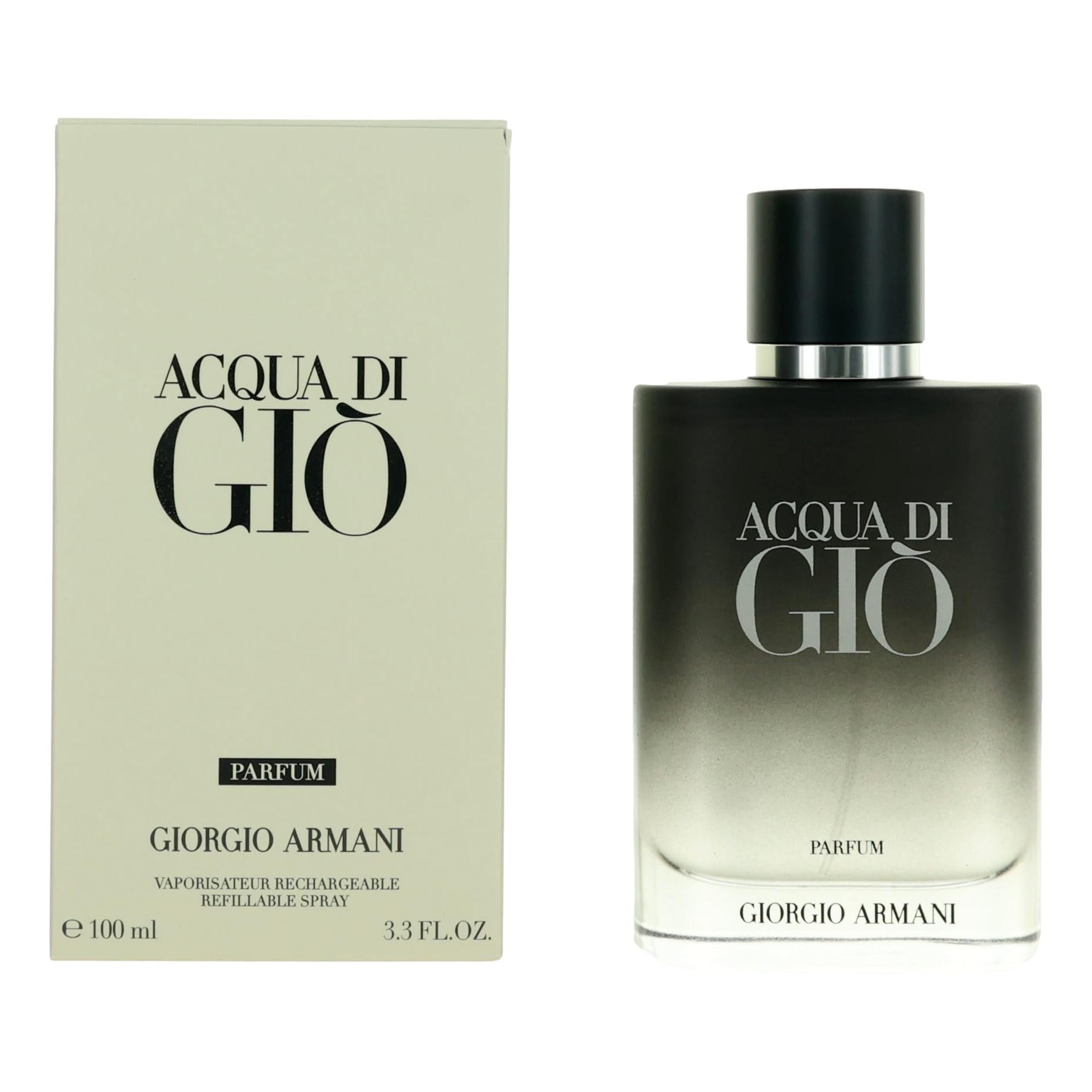 Acqua di Gio by Giorgio Armani 3.3 oz Parfum Spray Cologne for Men
