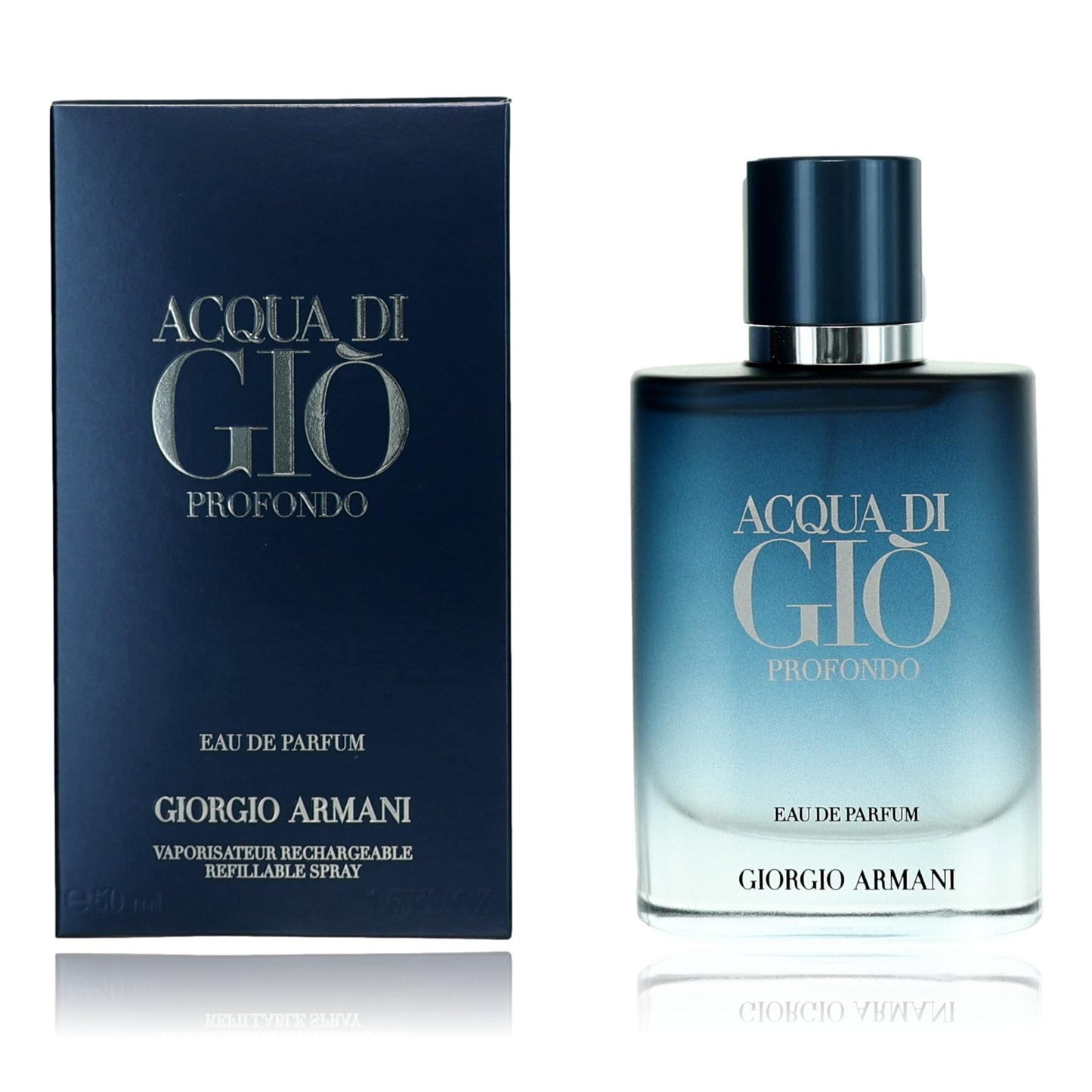 Acqua Di Gio Profondo by Giorgio Armani 1.6 oz Eau de Parfum Spray Cologne for Men