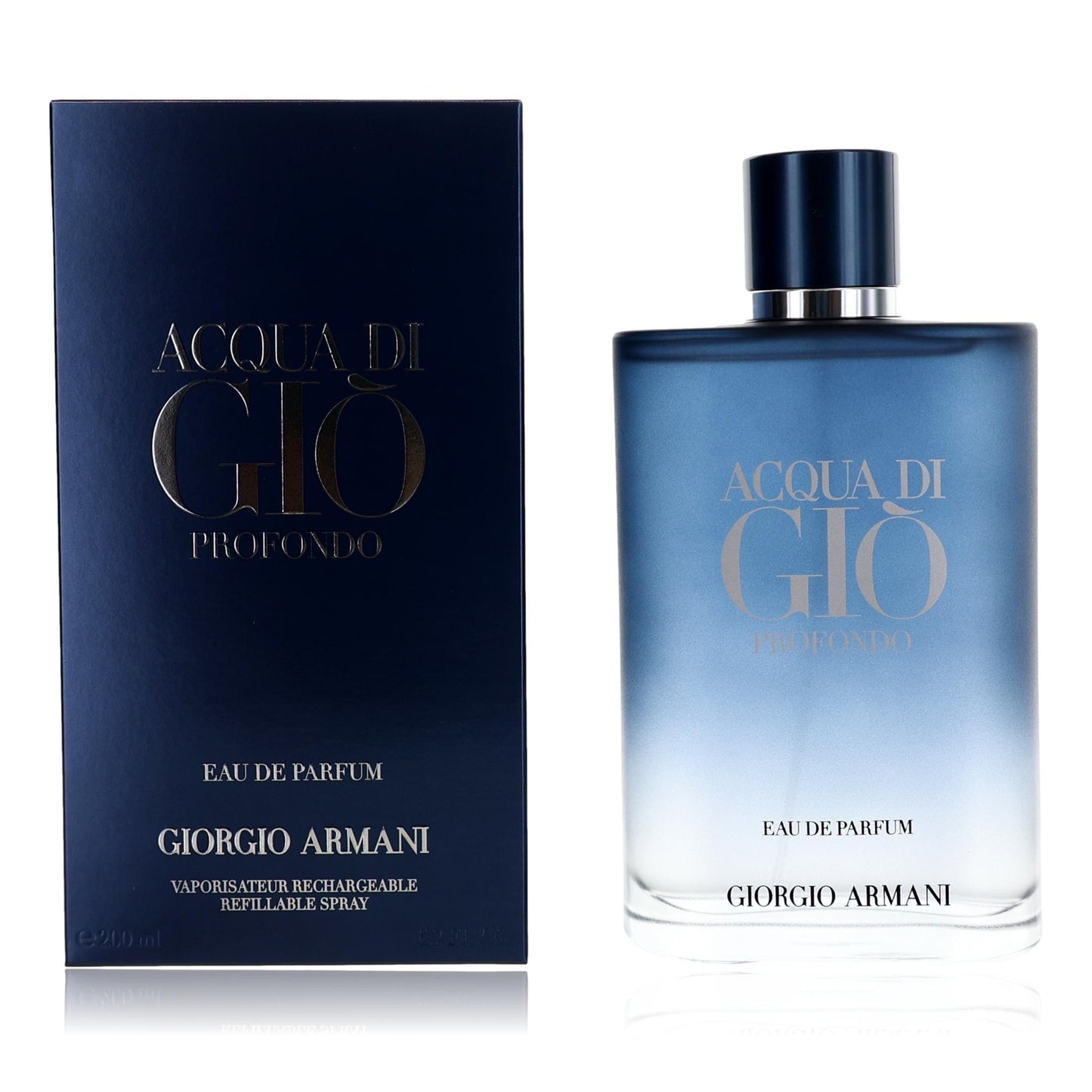 Acqua Di Gio Profondo by Giorgio Armani 6.7 oz Eau de Parfum Spray Cologne for Men