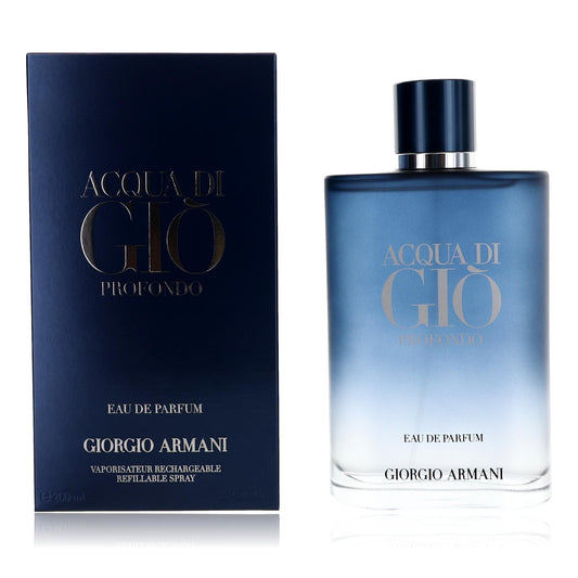 Acqua Di Gio Profondo by Giorgio Armani 6.7 oz Eau de Parfum Spray Cologne for Men