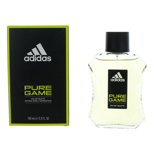Adidas Pure Game by Adidas 3.4 oz Eau de Toilette Spray Cologne for Men