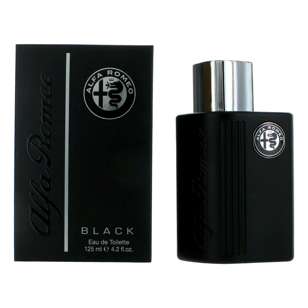 Alfa Romeo Black by Alfa Romeo 4.2 oz Eau de Toilette Spray Cologne for Men