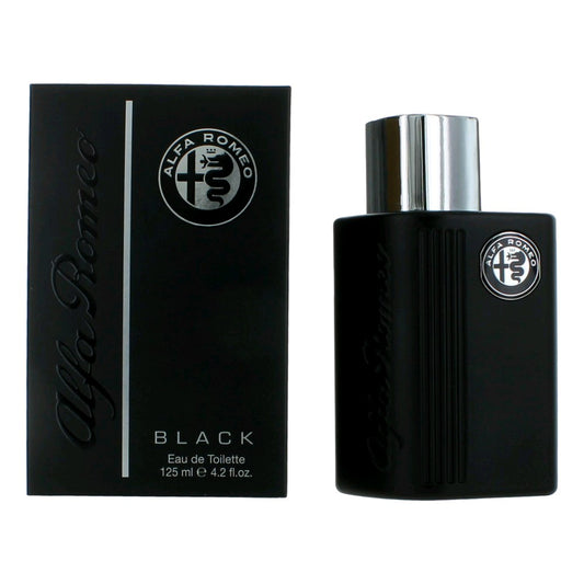 Alfa Romeo Black by Alfa Romeo 4.2 oz Eau de Toilette Spray Cologne for Men