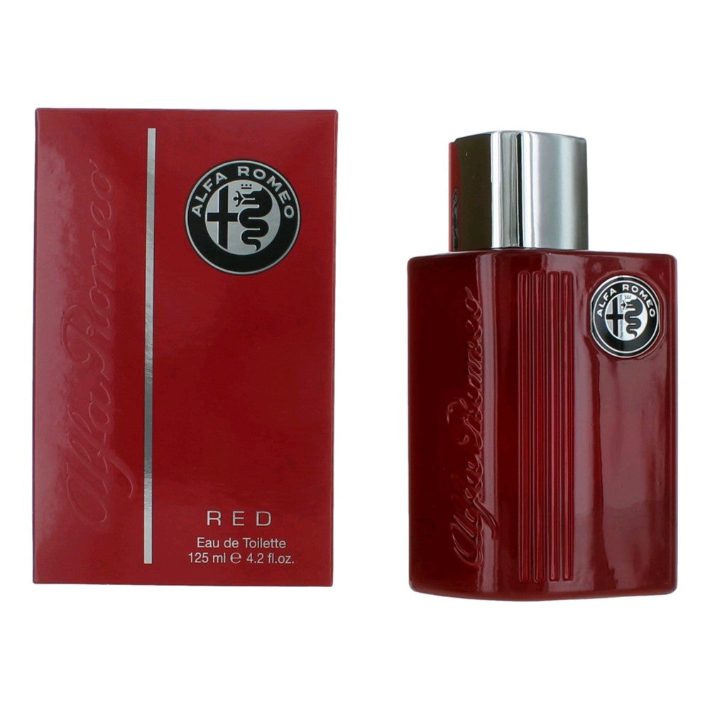 Alfa Romeo Red by Alfa Romeo 4.2 oz Eau de Toilette Spray Cologne for Men