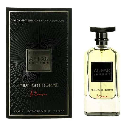 London Midnight Intense by Anfar 3.4 oz Extrait de Parfum Spray Cologne for Men