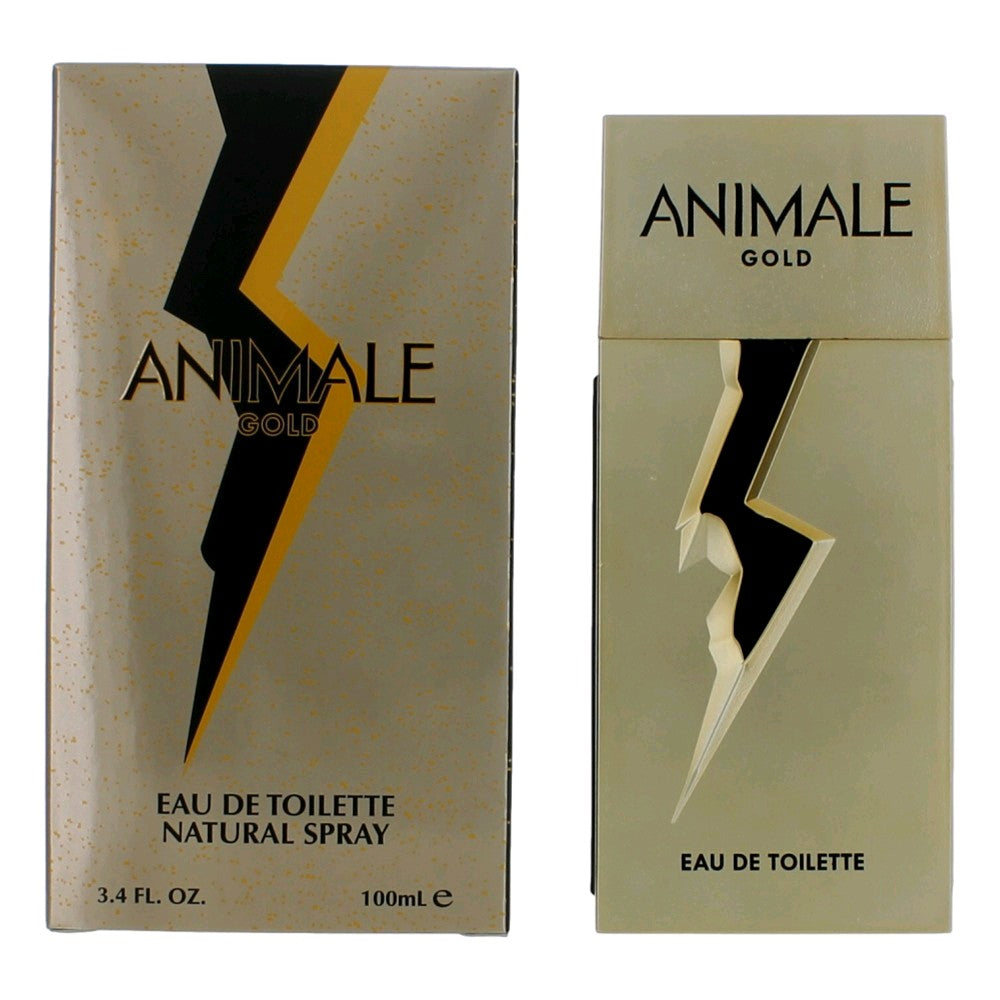 Animale Gold by Animale 3.4 oz Eau de Toilette Spray Cologne for Men