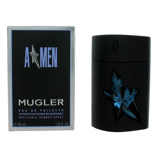 Angel by Thierry Mugler (A*men) 1.6 oz Eau de Toilette Refillable Rubber Spray Cologne for Men