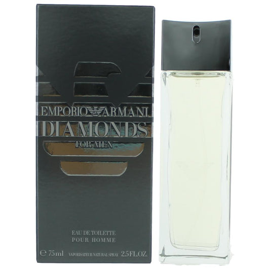 Emporio Armani Diamonds by Giorgio Armani 2.5 oz Eau de Toilette Spray Cologne for Men