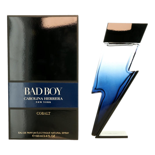 Bad Boy Cobalt by Carolina Herrera 3.4 oz Eau de Parfum Electrique Spray Cologne for Men