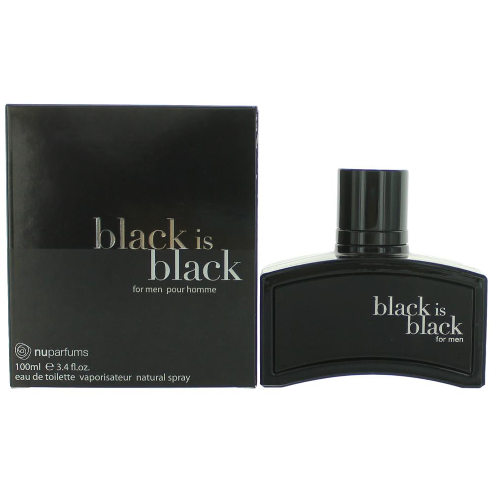 Black is Black by NuParfums 3.4 oz Eau de Toilette Spray Cologne for Men