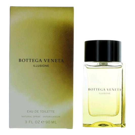 Bottega Veneta Illusione by Bottega Veneta 3 oz Eau de Toilette Spray Cologne for Men