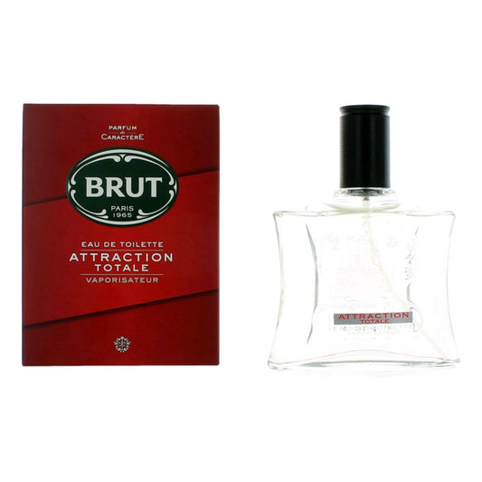 Brut Attraction Totale by Brut 3.4 oz Eau de Toilette Spray Cologne for Men