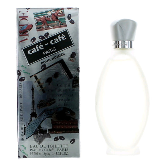 Cafe Cafe Paris by Cafe 3.4 oz Eau de Toilette Spray Cologne for Men