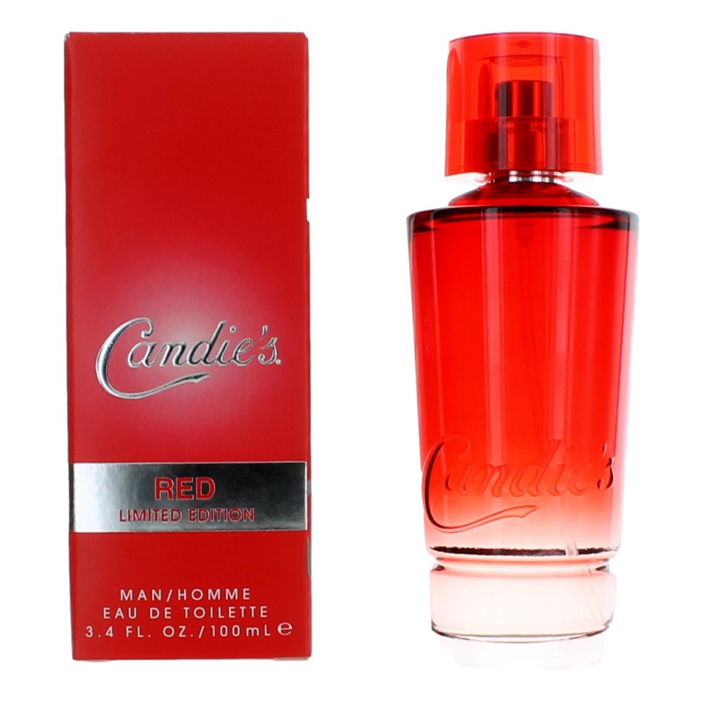Candie's Red by Candies 3.4 oz Eau de Toilette Spray Cologne for Men