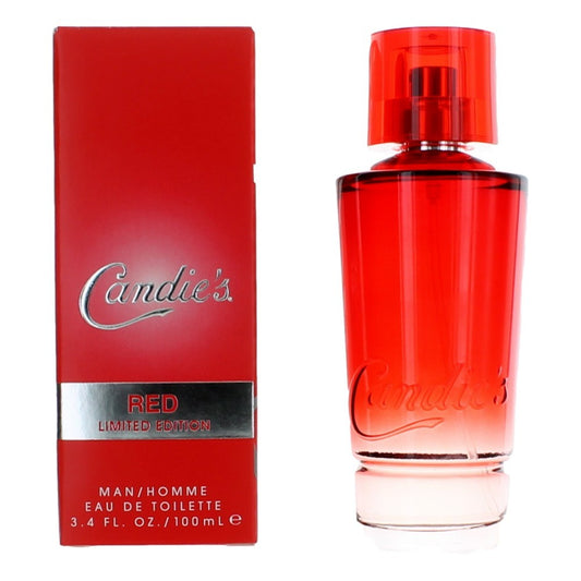 Candie's Red by Candies 3.4 oz Eau de Toilette Spray Cologne for Men