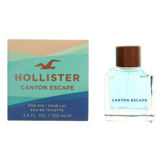 Canyon Escape by Hollister 3.4 oz Eau de Toilette Spray Cologne for Men