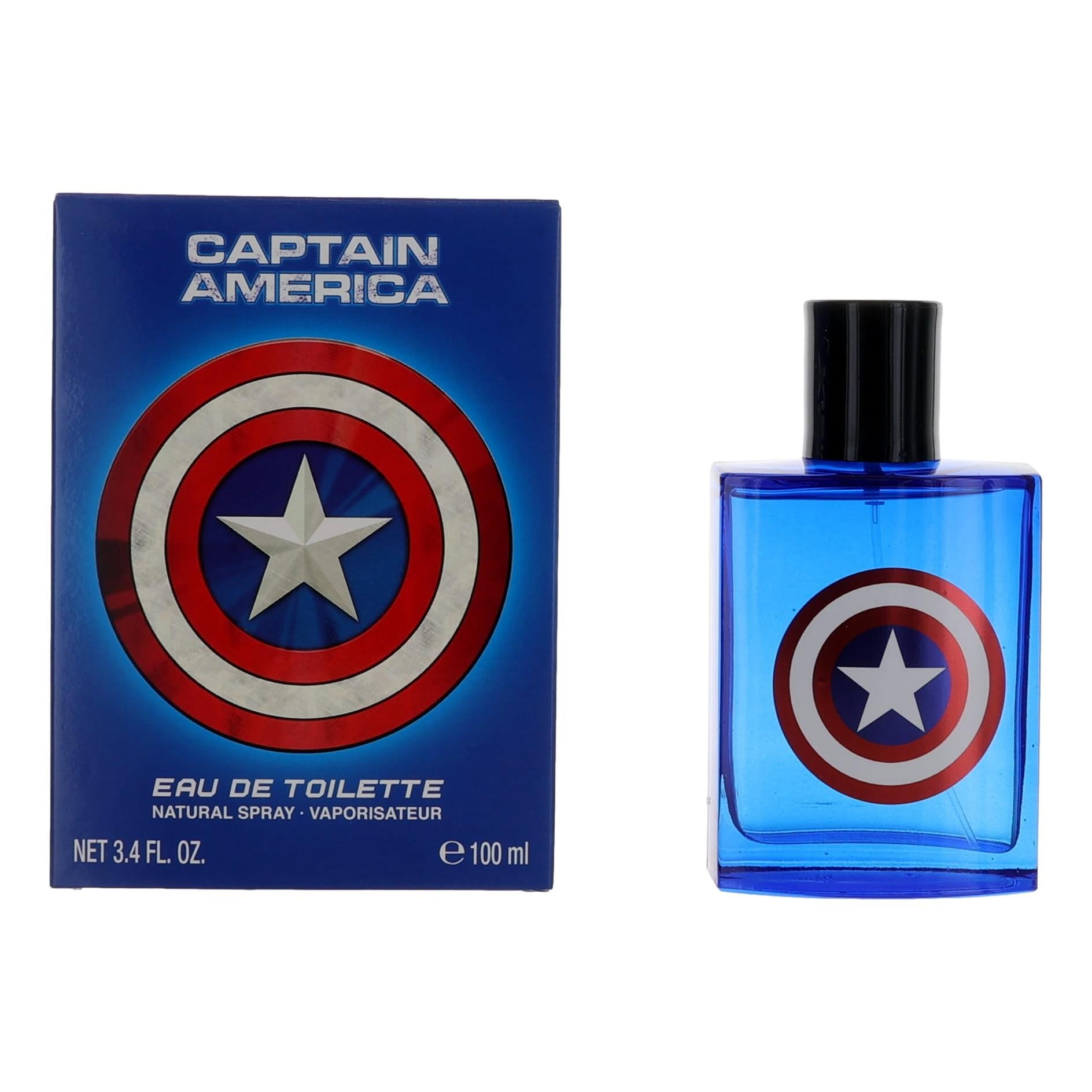 Captain America by Marvel 3.4 oz Eau de Toilette Spray Cologne for Men