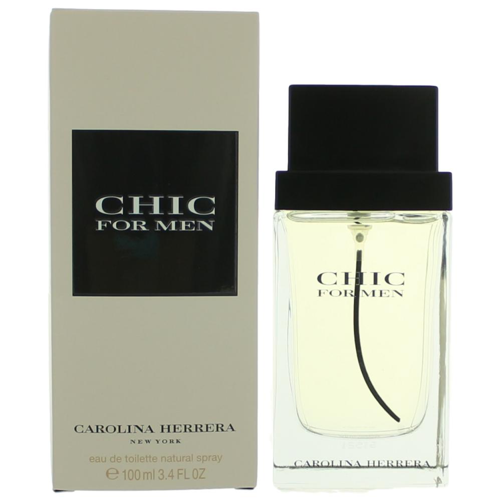 Chic by Carolina Herrera 3.4 oz Eau de Toilette Spray Cologne for Men
