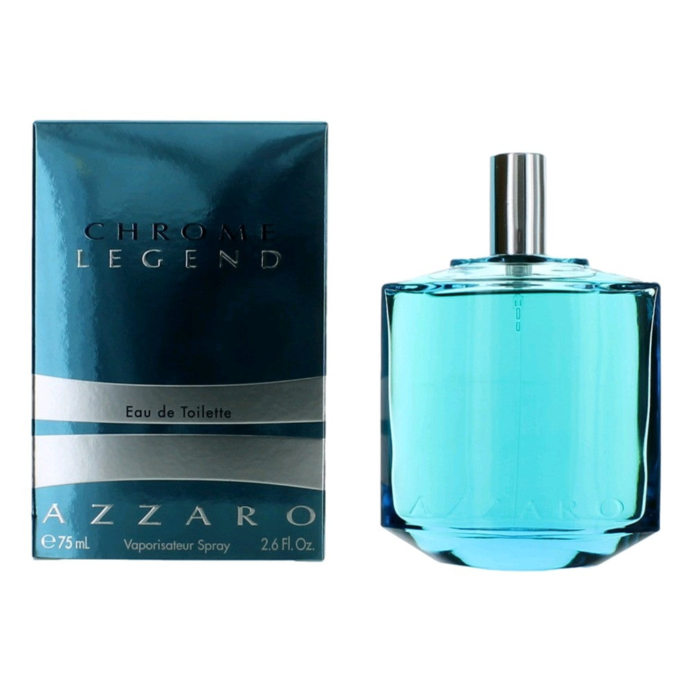 Chrome Legend by Azzaro 2.6 oz Eau de Toilette Spray Cologne for Men