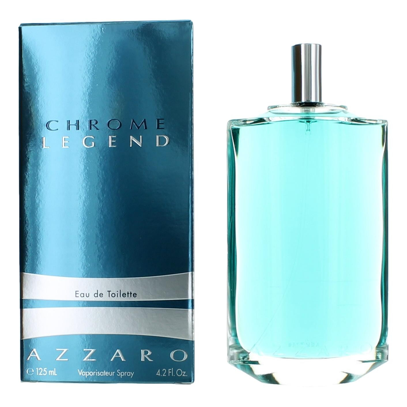 Chrome Legend by Azzaro 4.2 oz Eau de Toilette Spray Cologne for Men