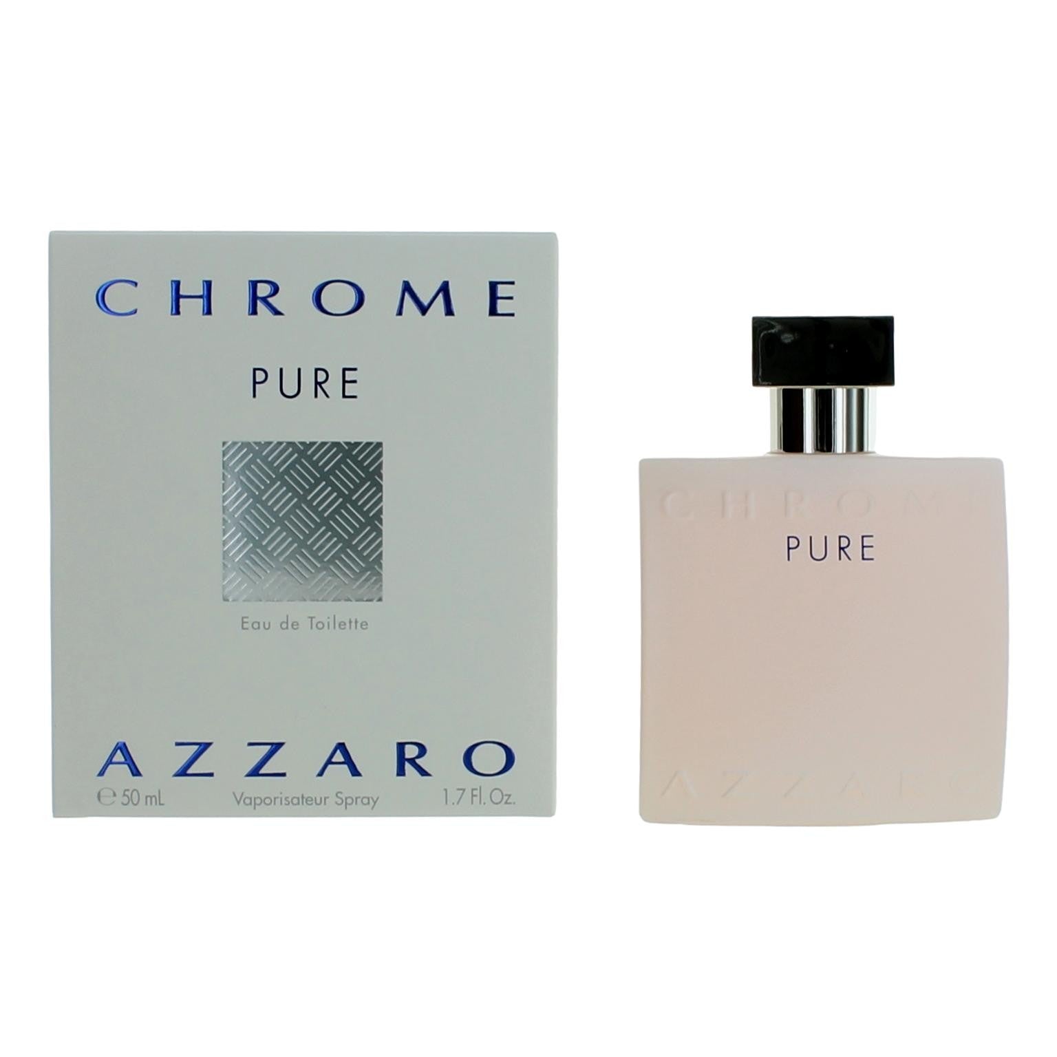 Chrome Pure by Azzaro 1.7 oz Eau de Toilette Spray Cologne for Men