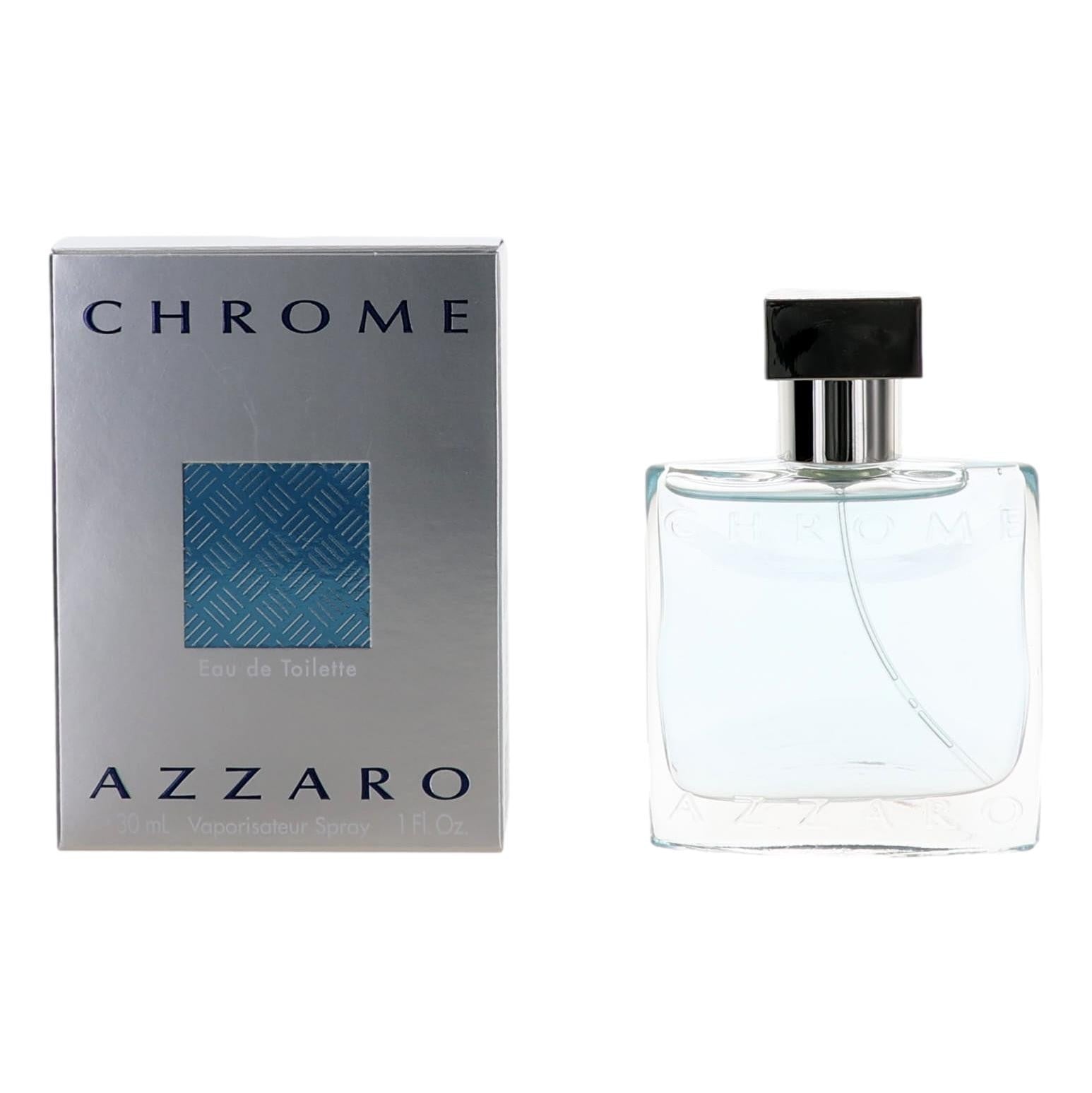 Chrome by Azzaro 1 oz Eau de Toilette Spray Cologne for Men
