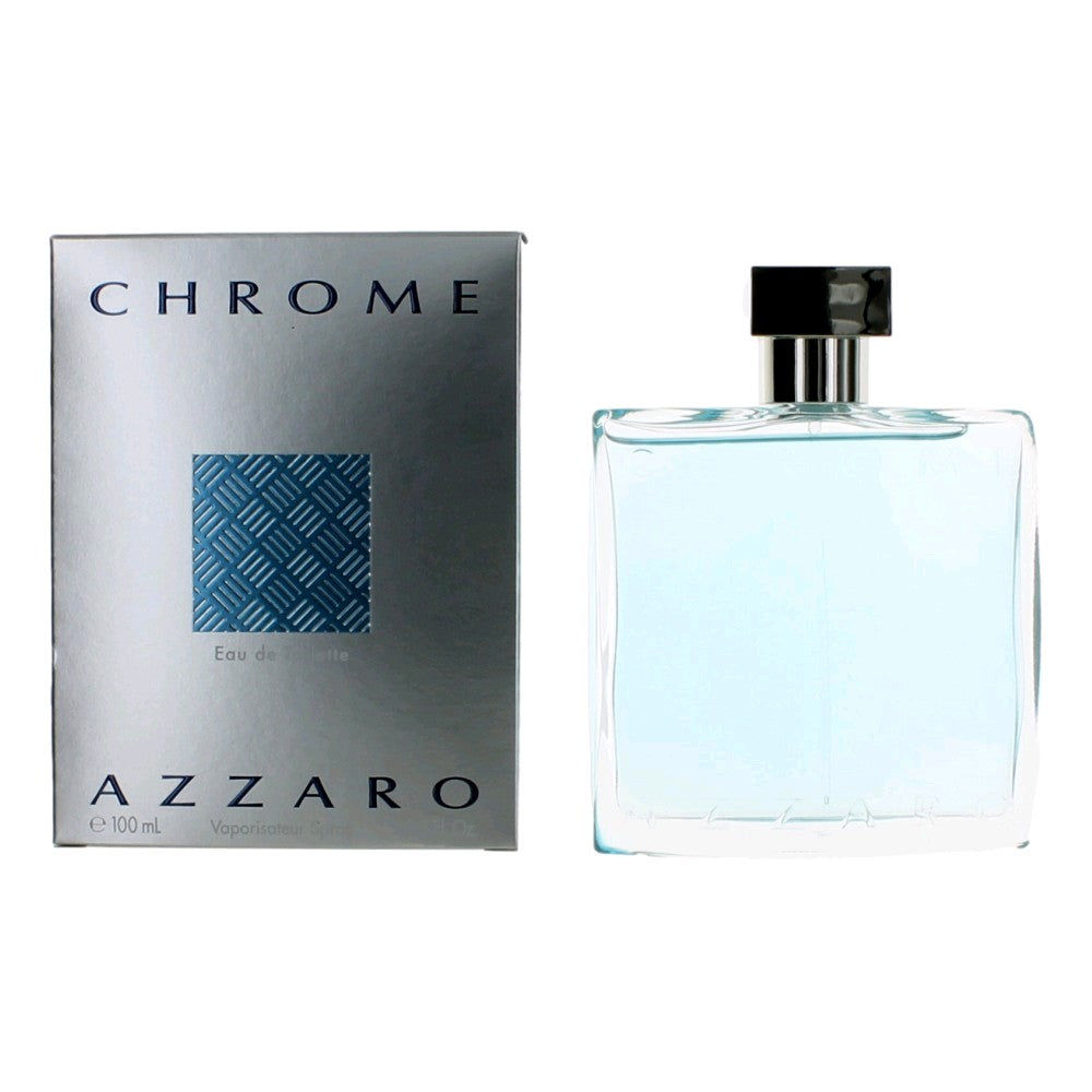 Chrome by Azzaro 3.4 oz Eau de Toilette Spray Cologne for Men