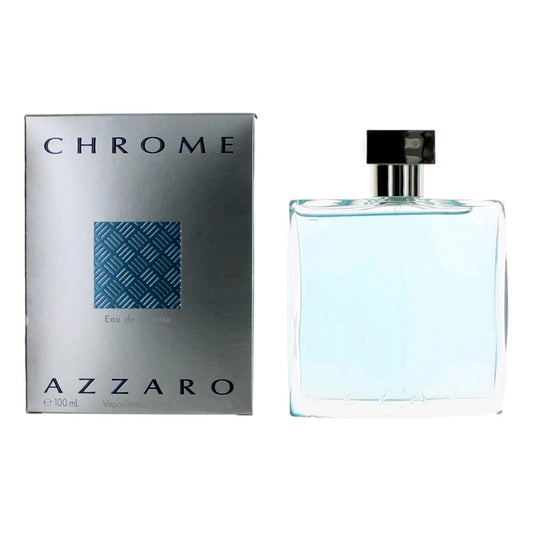 Chrome by Azzaro 3.4 oz Eau de Toilette Spray Cologne for Men
