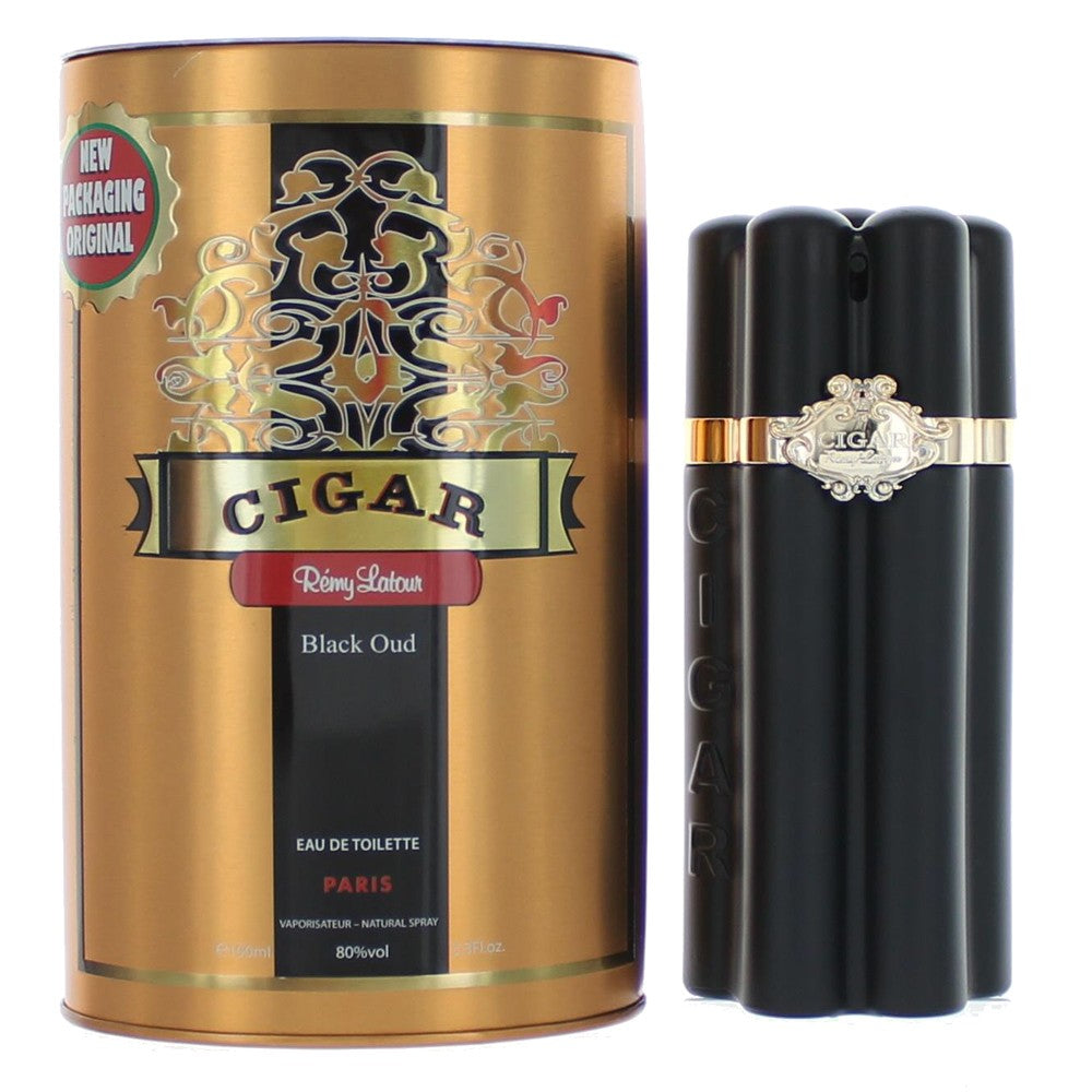 Cigar Black Oud by Remy Latour 3.3 oz Eau de Toilette Spray Cologne for Men