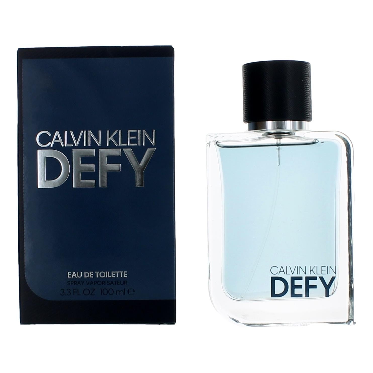 Defy by Calvin Klein 3.3 oz Eau de Toilette Spray Cologne for Men