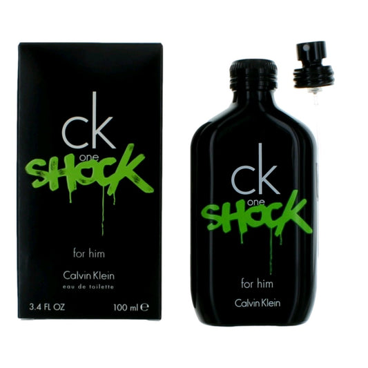 CK One Shock by Calvin Klein 3.4 oz Eau de Toilette Spray Cologne for Men